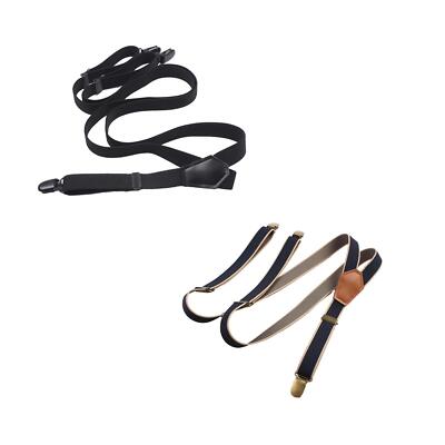 Hosenträger für Herren mit 3 Clips für Businesshose Vater/Mann Geschenk