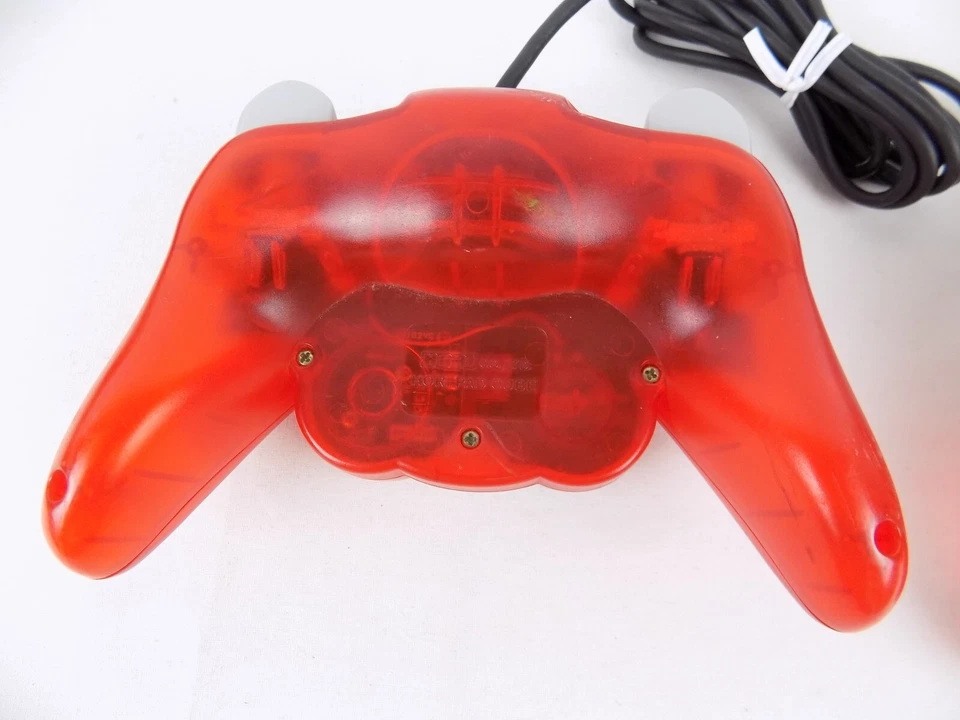 Mando Nintendo GameCube Original Hori Rojo Transparente Foto 4 de 4