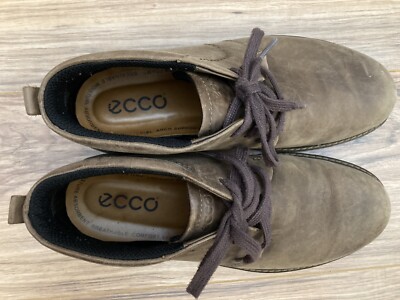Ecco Turn GTX Gore Tex Leather Chukka Boots Mens 42 8 - 8.5 