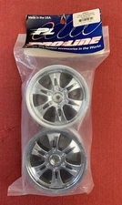 Proline Velocity six wheel chrome fits T & E Maxx front or rear No. 2657-01