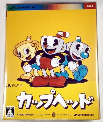 CUPHEAD (Japanese release) Brand New PS4 Game Deluxe First 1st Run