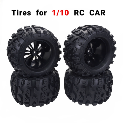 125mm Monster truck wheels tyres 12mm Hub Hex for 1/10 RC Car HPI HSP（4pcs） - Picture 1 of 6