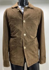 Milestone Suede Leather Brown Men s Jacket 40...