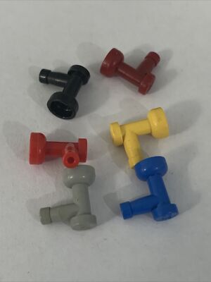 LEGO Parts 4599A (6pcs) Tap  1 x 1 w Hole in Nozzle End
