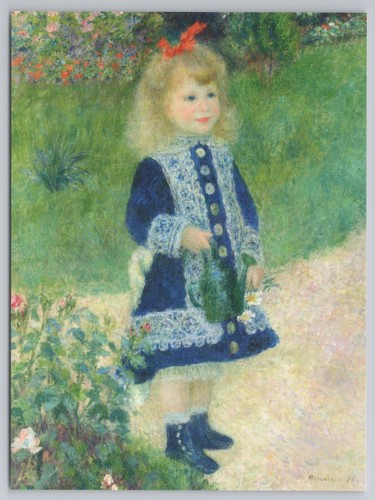 Ein Mädchen mit einer Gießkanne von Auguste Renoir National Gallery of Art Postkarte