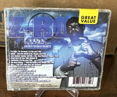 Z-RO - T.i.m.e. Things I Must Earn - 2 CD - **BRAND NEW/STILL