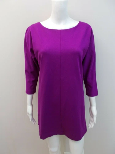 METALICUS SOFT TAILORING  PURPLE, EXPOSED ZIP TUNIC SIZE 1=8/10    (#S579)