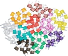 160pcs Car Blade Fuses Assortment Kit Mini Blade Fuses for Car Boat Truck SUV