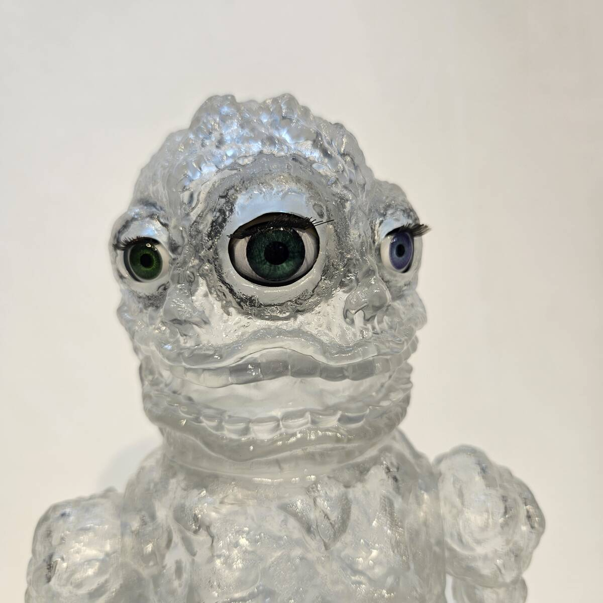 Rare 9.8inch Sofubi soft vinyl NAGNAGNAG Three eyes monster figure