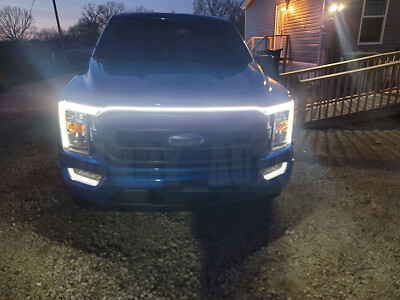 71-inch Flexible LED Daytime Running Light Strip – 12V, Multicolor, DIY Universal