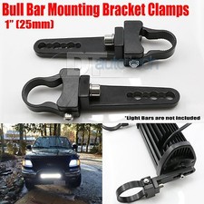 2X 1" O Type Tube BullBar Mounting Bracket Clamps Fog Off Road LED Light Bar