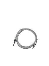 4ft Audio Cable 3.5mm Flat White Male to Male Aux Cord iPhone iPad Just Wireless