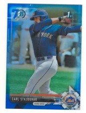 CARL STAJDUHAR RC 2017 Bowman Draft Chrome /200 Refractors 70th Logo #BD ID:2617