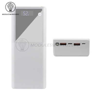 6x 26650 Battery Box DIY Fast charging PD Mobile Power Bank Case kits 22.5W