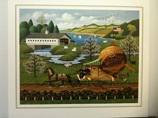 Charles Wysocki "The Paper Boys" (Spring) S/N Ltd Ed Print #914/2000