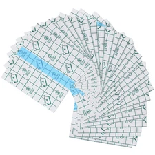 150 Pieces Stretch Adhesive Bandages Transparent Film Dressing Bandages Water...