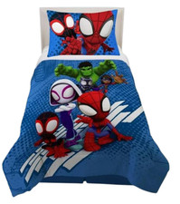 Spider-Man "Spidey" Kids 2pc Reversible Twin/Full Comforter Set-W15276346806