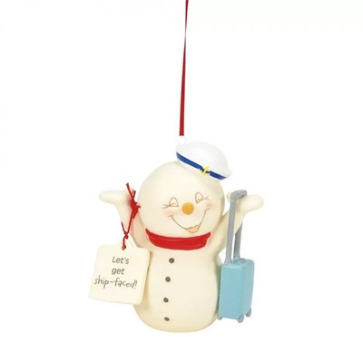 Dept 56 Snowpinions LET'S GET SHIP FACED Snowpinion Ornament 6016050 BRAND NEW