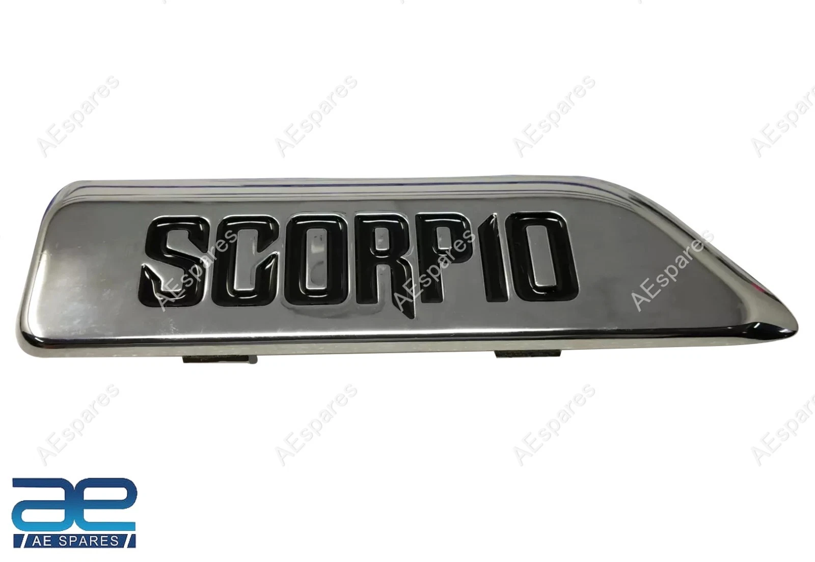 Badge Scorpio Emblem Chrome For Mahindra Scorpio 2.0 2.2L 2014-Now 0112AAG07591A view 3