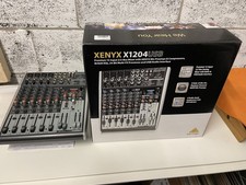Behringer XENYX-X1204USB 12-Channel Mixer USB BOXED-AS NEW-ALL ACCESORIES/MANUAL