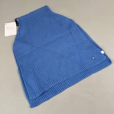 SAMSHIELD Lulli Long Cowl Neck Scarf Sz TU, One Size Fits All Washed Blue