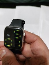 DIGITAL WATCH FASHIONABLE WITH COLORED LIGHTS LIGHT WEIGHT NEW .