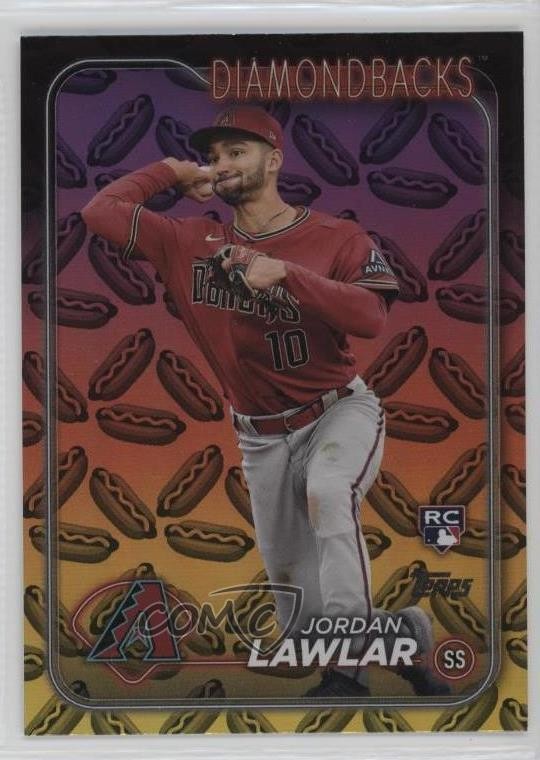 2024 Topps Series 2 Hot Dogs Jordan Lawlar #451 Rookie RC