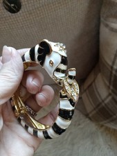 Kenneth Jay Lane Enamel Elephant Bracelet