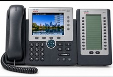 New Cisco CP-7965G IP Phone CP-7916 30-Line Expansion Module Bundle