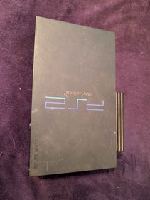 Sony PlayStation 2 Console - Black (SCPH-50001/N) W/ Cords & Network Adaptor