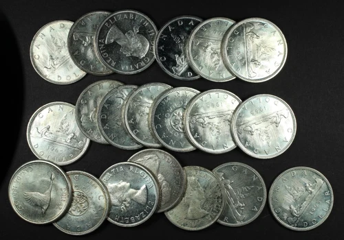 CANADA Silver Dollar Roll - 20 Pcs. BU