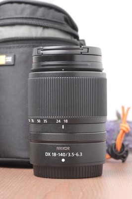 Nikon NIKKOR Z DX 18-140mm F/3.5-6.3 VR (APS-C / Z mount) Zoom Lens With Case