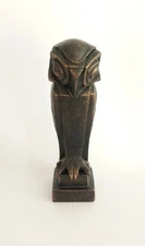 Art Deco Owl after Johan Coenraad Altorf, Uil, Cast Iron, H25 cm
