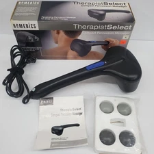 Homedics Therapist Select Percussion Massager Compact PA-M w/ Manual Attachments