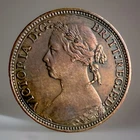 1879 Victoria Farthing — photo from another recent sale