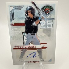2025 Panini Prospect Edition Tytus Cissell Silver Prizm Auto~CLEAN 🔥🔥🔥