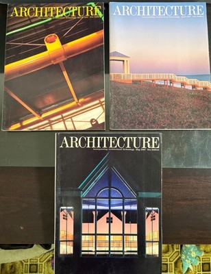 (3) ARCHITECTURE 1987 AIA Journal Magazine New Tech, Florida, Flexibility