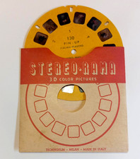 STEREO-RAMA 3D COLOR PICTURES - 130 PIN-UP ITALIAN BEAUTIES - 1960ca - DISCHETTO