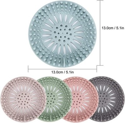 5 pack Rubber Bathroom Kitchen Sink Drain Strainers, Tub Shower Hair Catcher