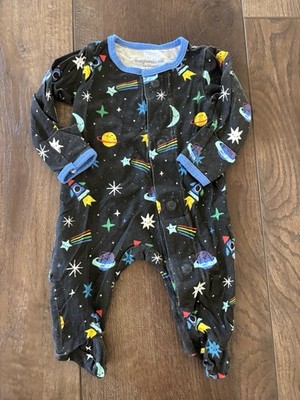 Magnetic Me Baby Boy Space Footed Pajamas Sleeper NB Newborn Footie