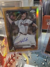 2025 Topps Chrome - Rookie Autographs Grant Holmes #RA-GH Gold Refractor /50...