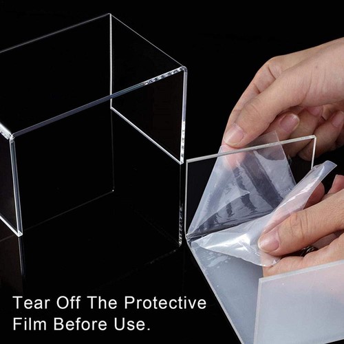 6 Pcs Acrylic Display Risers,3 Sizes Acrylic U-Shaped Display Stand,Clear - Picture 4 of 9