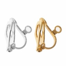 Secure Clip on Jewelry Findings No Fading Comfort Earring Backs