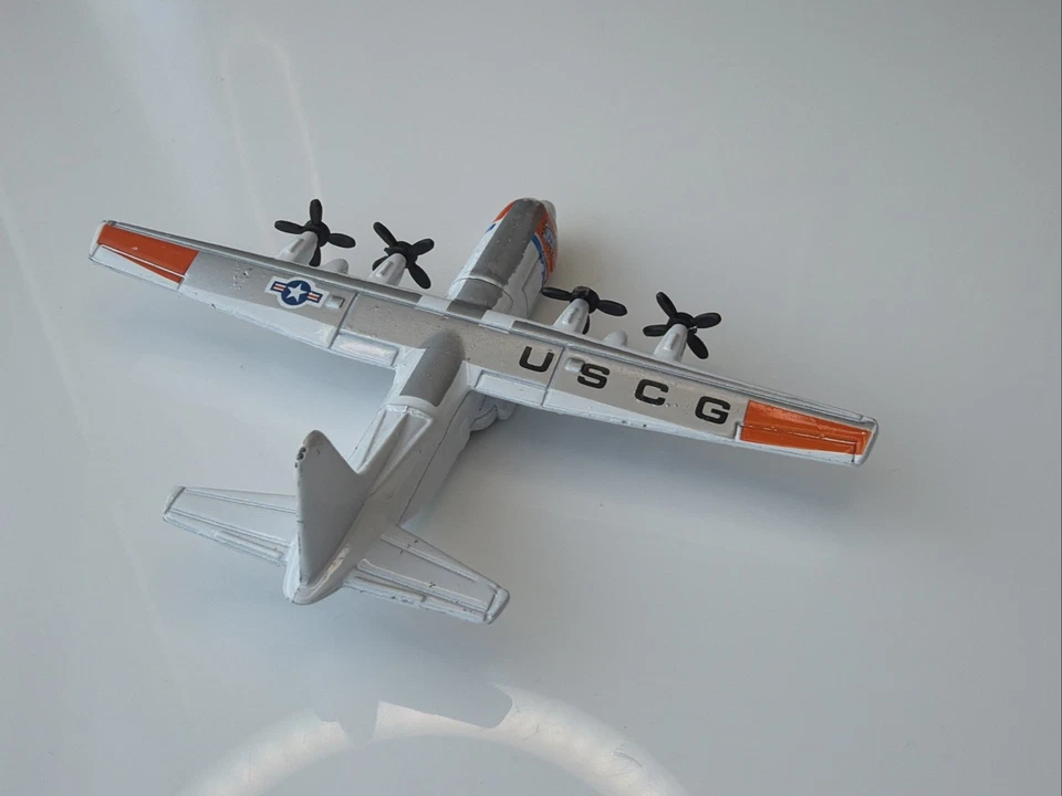 Matchbox Skybusters Lockheed C-130 Hercules US Coast Guard SB34 Vintage 1990 - Image 4 of 4