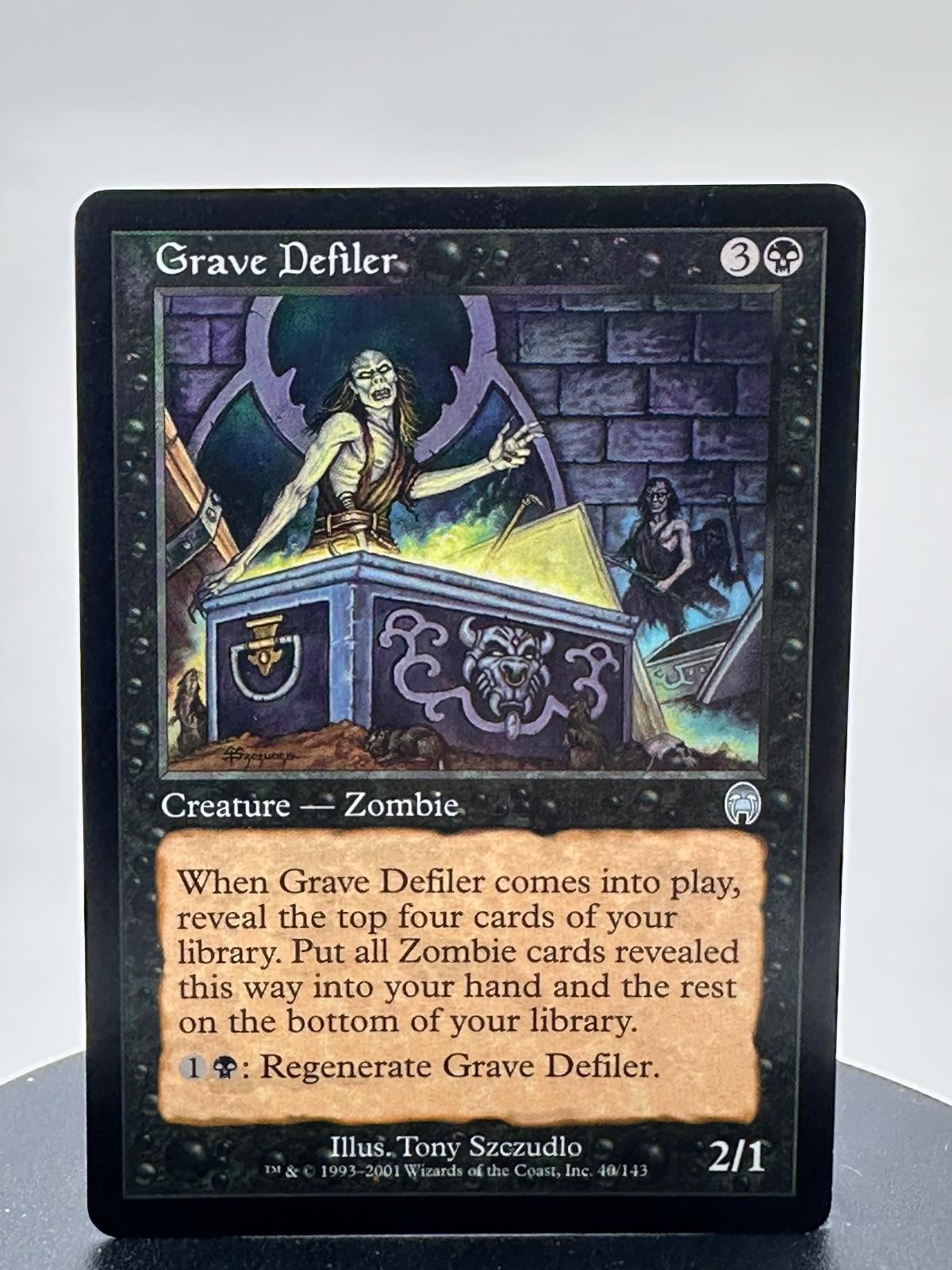 Grave Defiler 40 Uncommon Apocalypse Magic: The Gathering NM/M