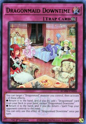Dragonmaid Downtime BLMM-EN068 HOLO - 1st Edition - NM