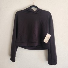 Sage Collective Women's Size X-Small Sweatshirt/Hoodie Black NWT