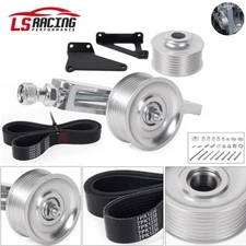For Honda Acura K20 K24 K Swap RSX Type S K Series AC PS Eliminator Pulley Kit