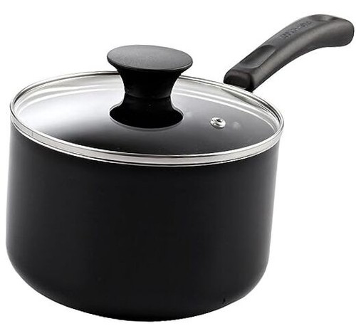 Nonstick Sauce Pan with Glass Lid 2-Qt, Multi-purpose Pot Saucepan