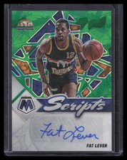 2021-22 Panini Mosaic #SC-FAT Fat Lever Scripts Green Ice